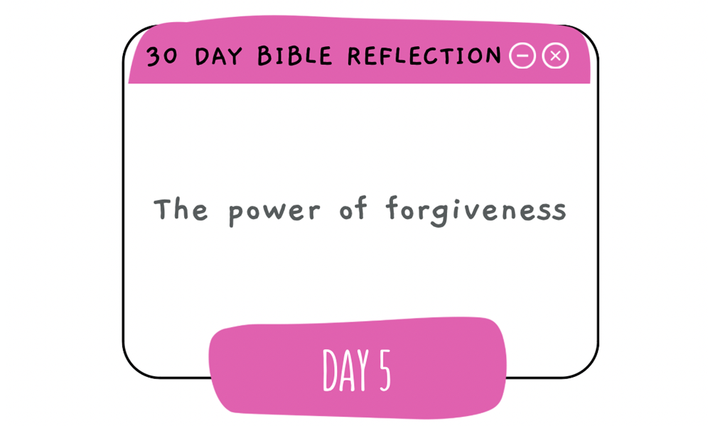 Day 5 – The power of&nbsp;Forgiveness